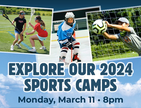 Explore Our 2024 Sports Camps - Zoom Info Session on Monday, January 15 at 7:30pm